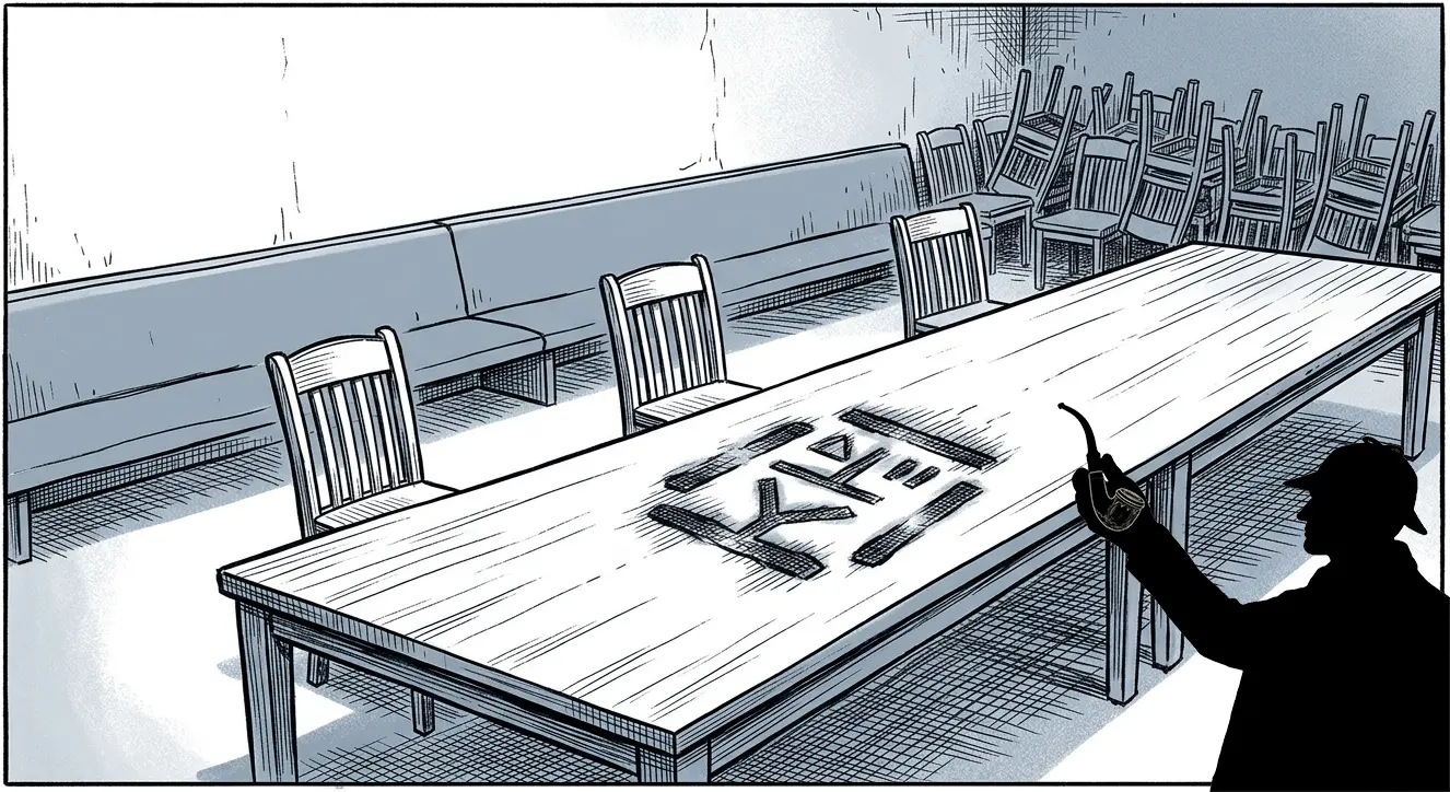 The room was built this way on purpose. Now it’s finishing the job.